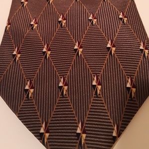 Bill Blass Black label silk tie 59 1/2" 4"